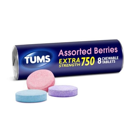 Tums® Ultra Strength 1000 mg Assorted Berry Chewable Tablet, 12 EA