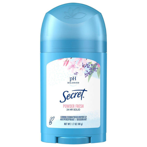 Secret Wide Solid Antiperspirant And Deodorant, Powder Fresh, 1.7 Oz
