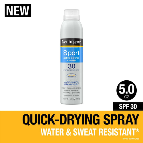 Neutrogena Sport Active Defense SPF 30 Sunscreen Spray, 5.0 oz EasyOptionXY LLC