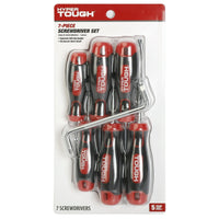 Hyper Tough Heavy-Duty 7-Piece Full Size Steel Philip and Slotted Screwdriver Set, Model 43057 EasyOptionXY LLC