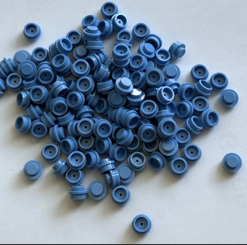 Medium Blue 4073 1x1 Round Plate Brick – Choose Quantity – Brick-Compatible Bulk Lot