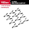 Hyper Tough 12-Piece Mini Metal Spring Clamp Set EasyOptionXY LLC