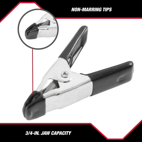 Hyper Tough 12-Piece Mini Metal Spring Clamp Set EasyOptionXY LLC