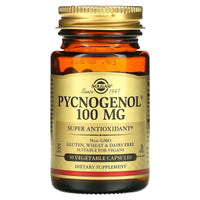 Solgar Pycnogenol, 100 Mg, 30 Vegetable Capsules