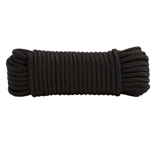 Hyper Tough Item MFP850B-HT, Polypropylene Diamond Braid Rope, Black, 1/4" x 50', 1 Each EasyOptionXY LLC