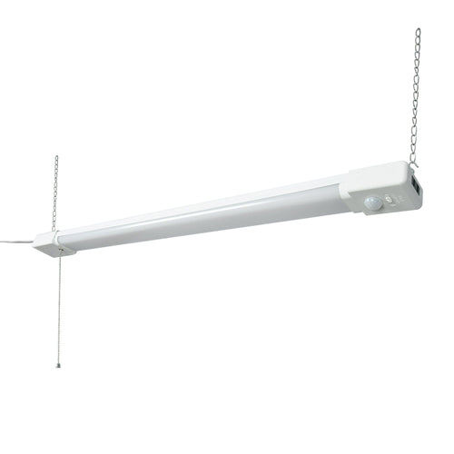 Hyper Tough 3-FT 4500-Lumen Integrated LED Shop Light, Slim Design, Linkable and Motion Sensor, 1PK EasyOptionXY LLC