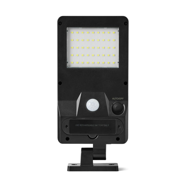 Hyper Tough Solar Motion Street/Area Light, Dusk to Dawn Wall Mount, 120¡ã degree, 800 Lumens, Black EasyOptionXY LLC