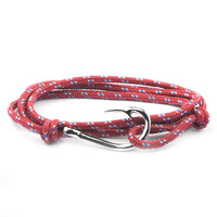 Fashion Hot Multilayer Rope Bracelet hope Anchor Sailor Anchor Bracelets  For Men and  Women Best Gift Hook Bracelet