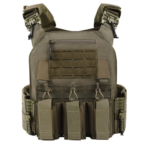 Votagoo 601 Laser Cut Molle Vest Adjustable Plate Carrier Tactical Military Vest