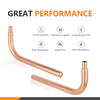 PEX Crimp 1/2" 8" Copper Stub Plumbingsell