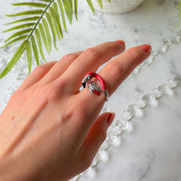 Statement Flamingo Rings