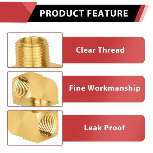Extruded 1/8" MNPT X FNPT Elbow