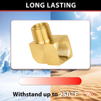 30 Pcs Extruded 1/4" MNPT X FNPT Elbow