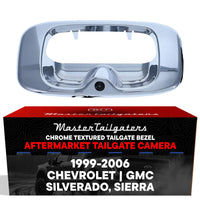 Chevrolet Silverado/GMC Sierra (1999-2006) Chrome Replacement Tailgate Bezel with Backup Camera