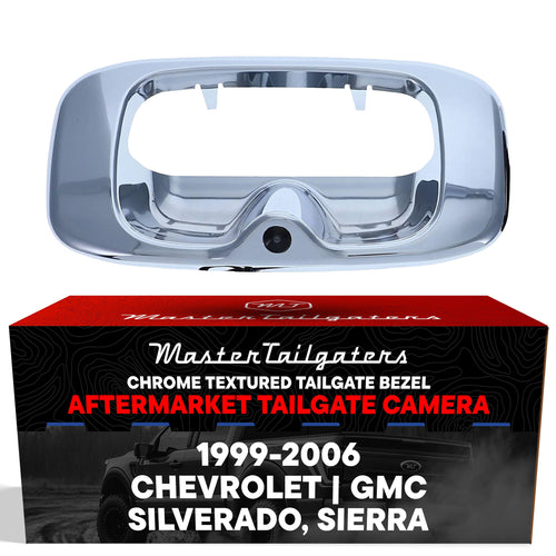 Chevrolet Silverado/GMC Sierra (1999-2006) Chrome Replacement Tailgate Bezel with Backup Camera