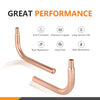 PEX Crimp 1/2" 6" Copper Stub Plumbingsell