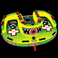 WOW Sports Zelda 1-3 Person Towable Water Tube For Pool and Lake (15-1070)