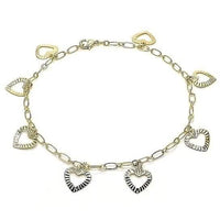14k Gold Fill Heart Anklet