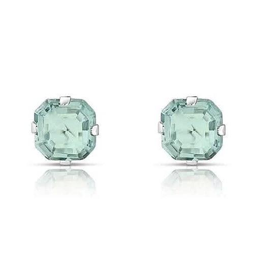 14k Gold Filled High Polish Finsh Crystal Tree of Life Stud Earrings