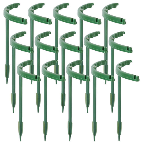 15-Piece: Garden Plant Support Stakes