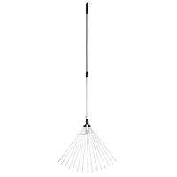 15-Teeth Expanding Stainless Steel Rake