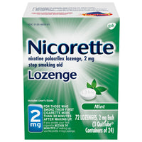 Nicorette Mini Nicotine Lozenges, 2 mg (72 Count)