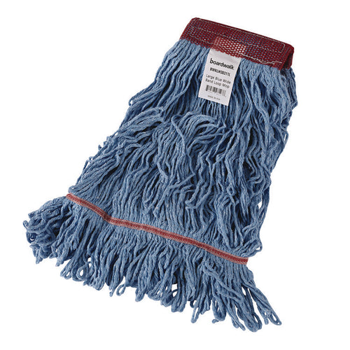 Boardwalk® Blue Cotton Mop Heads