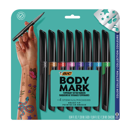 BIC® BodyMark™ Temporary Tattoo Markers