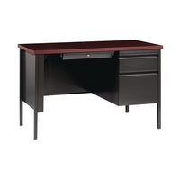 Alera® Single Pedestal Steel Desk