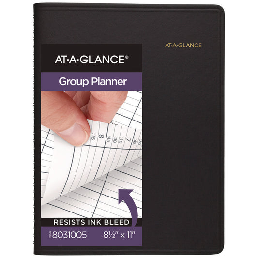 AT-A-GLANCE® Four-Person Group Undated Daily Appointment Book
