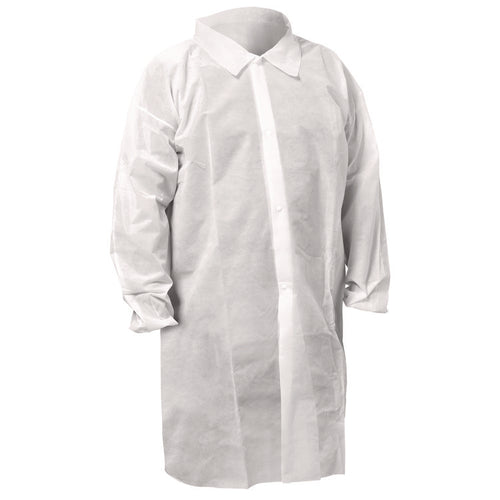 KleenGuard™ KGA10 Standard Weight Lab Coat for Non-Hazardous Particulate Protection