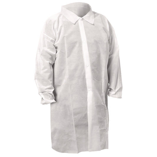 KleenGuard™ KGA10 Standard Weight Lab Coat for Non-Hazardous Particulate Protection