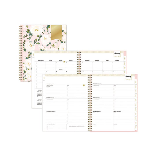 Blue Sky® Day Designer Coming Up Roses Create-Your-Own Cover Weekly/Monthly Planner