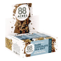 88 ACRES Sweet 'N' Salty Gluten-Free Dark Chocolate/Sea Salt Seed and Oat Bar