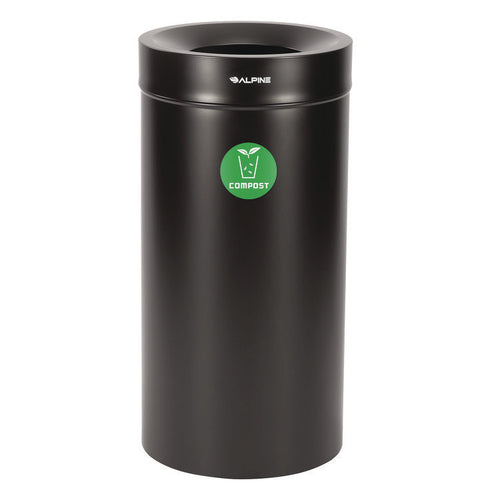 Alpine Industries 27 Gallon Stainless Steel Compost Can