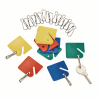 AdirOffice Plastic Identification Key Tags