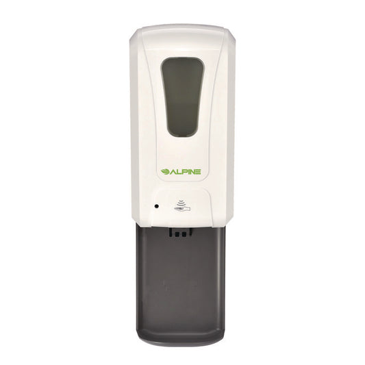 Alpine Industries Wall Mount Automatic Foam Hand Sanitizer/Soap Dispenser with Drip Tray