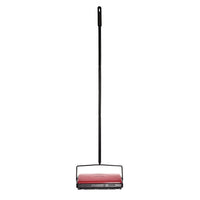 Alpine Industries Manual Triple Brush Carpet and Floor Sweeper