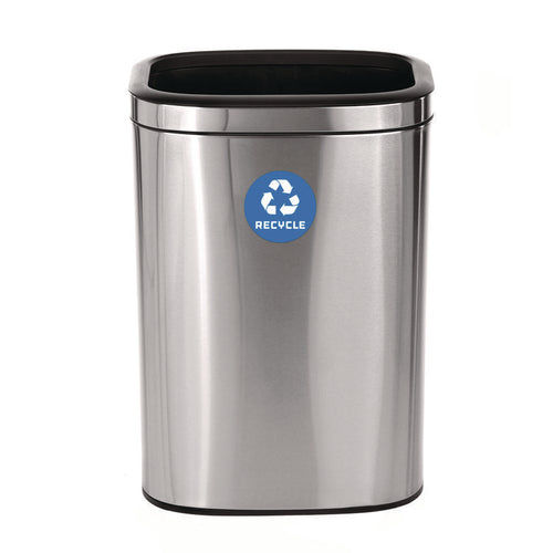 Alpine Industries 10.5 Gallon Slim Recycling Can