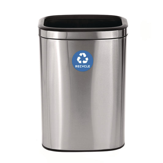 Alpine Industries 10.5 Gallon Slim Recycling Can