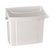 Alpine Industries Durable Plastic Surface Mount Sanitary Napkin Receptacle