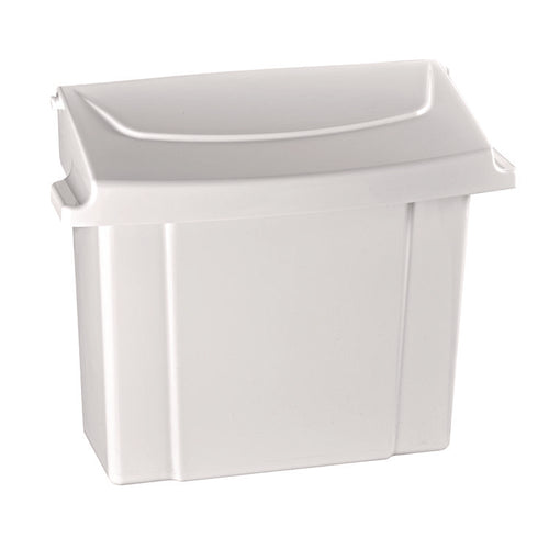 Alpine Industries Durable Plastic Surface Mount Sanitary Napkin Receptacle