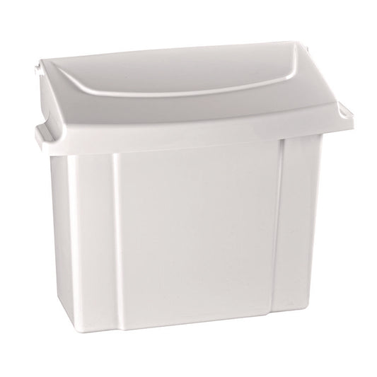 Alpine Industries Durable Plastic Surface Mount Sanitary Napkin Receptacle