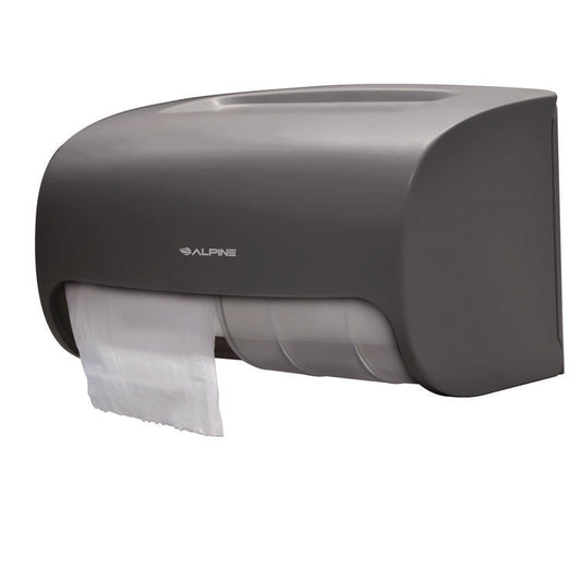 Alpine Industries Side-by-Side Double Roll Toilet Tissue Dispenser