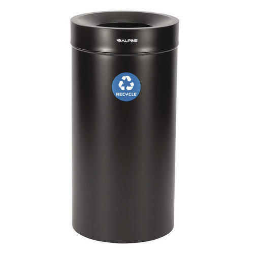 Alpine Industries 27 Gallon Stainless Steel Recycling Can