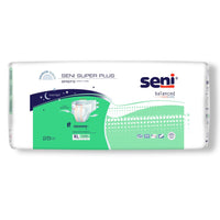 Seni Super Plus Adult Incontinence Brief XL Heavy Absorbency Breathable / Overnight, S-XL25-BP1, Severe