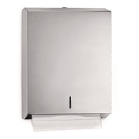 Alpine Industries Vertical C-Fold/Multi-Fold Paper Towel Dispenser