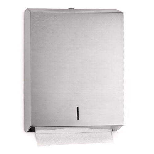 Alpine Industries Vertical C-Fold/Multi-Fold Paper Towel Dispenser