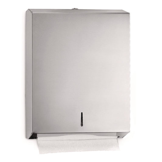 Alpine Industries Vertical C-Fold/Multi-Fold Paper Towel Dispenser