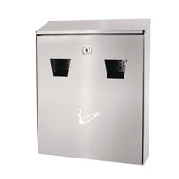 Alpine Industries Wall-Mounted Safe Cigarette Disposal Station Outdoor Ashtray